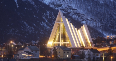 The Arctic Cathedral in Tromsø, Norway